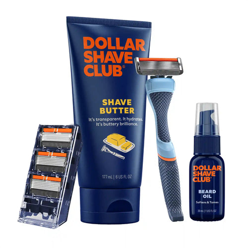 Beard Bundle Shave Set 4pc - Blue